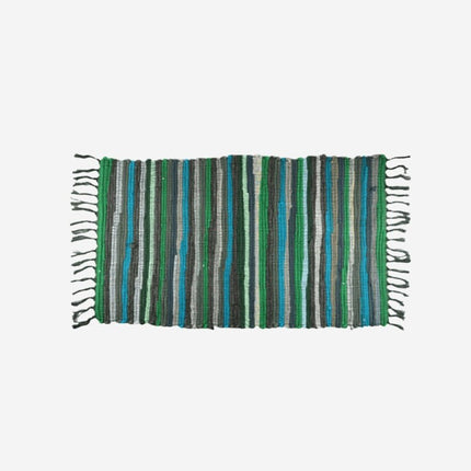 Kolorowy chodnik bawełniany z frędzlami