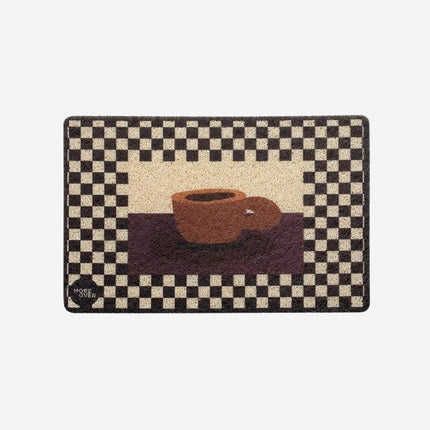 Elegancka wycieraczka wewnętrzna w szachownicę