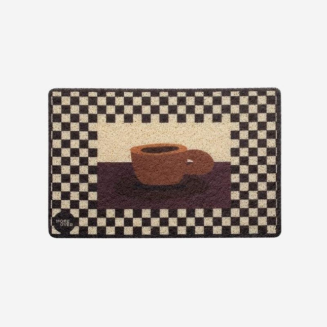 Elegancka wycieraczka wewnętrzna w szachownicę