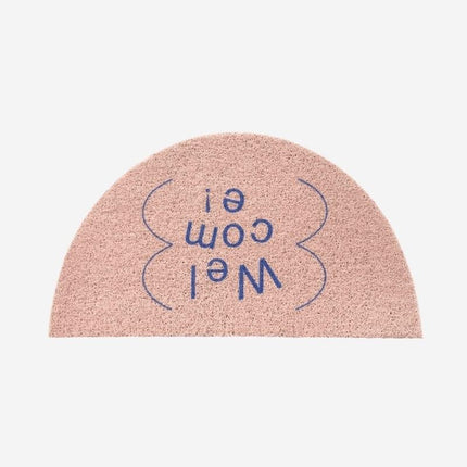 Półokrągła wycieraczka wewnętrzna z napisem