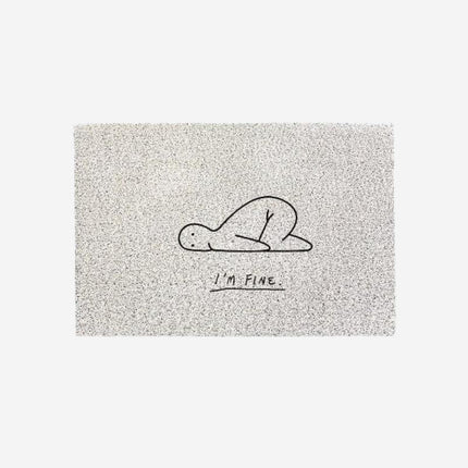 Oryginalna wycieraczka z napisem "I'm Fine"