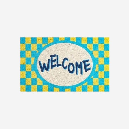 Designerska wycieraczka z napisem Welcome