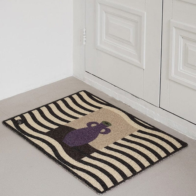 Wycieraczka wewnętrzna z motywem wazonu