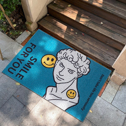 Nowoczesna wycieraczka w stylu pop-art