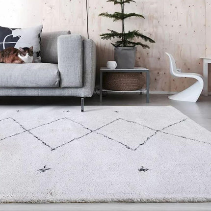 Duży dywan berberyjski shaggy 300x200