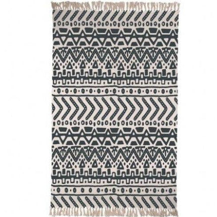 Etniczny dywan z frędzlami styl berberyjski