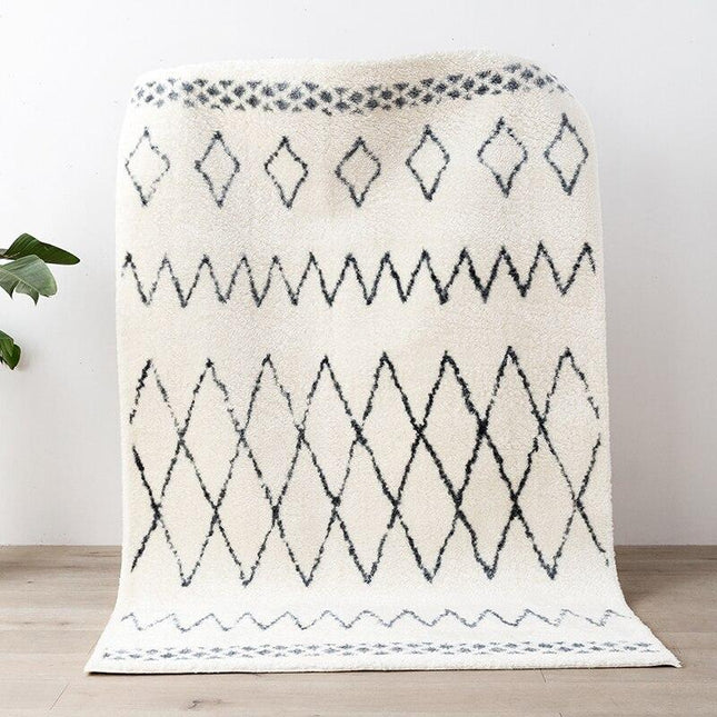 Elegancki dywan berberyjski w stylu shaggy