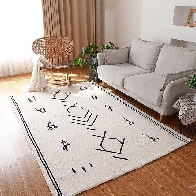 Dywan wełniano-bawełniany w stylu berberyjskim