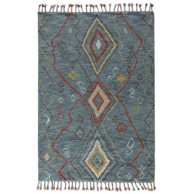 Elegancki dywan berberyjski w stylu boho