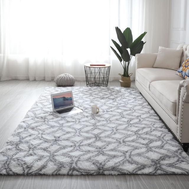 Miękki dywan berberyjski do salonu