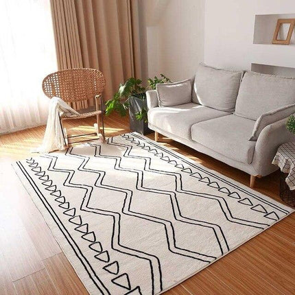 Naturalny dywan w stylu berberyjskim