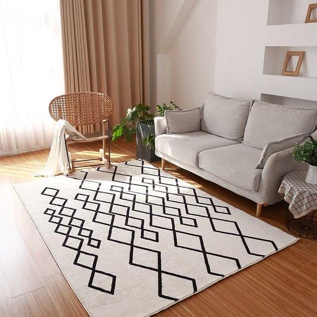 Dywan berberyjski z geometrycznym wzorem