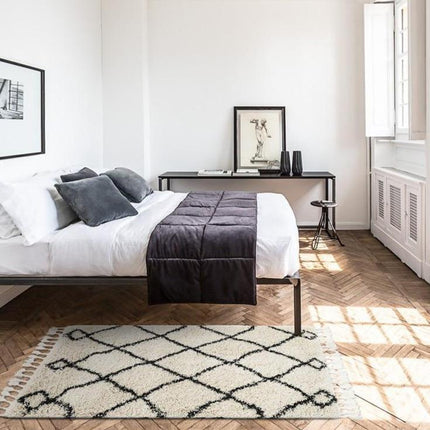 Wełniany dywan berberyjski typu shaggy