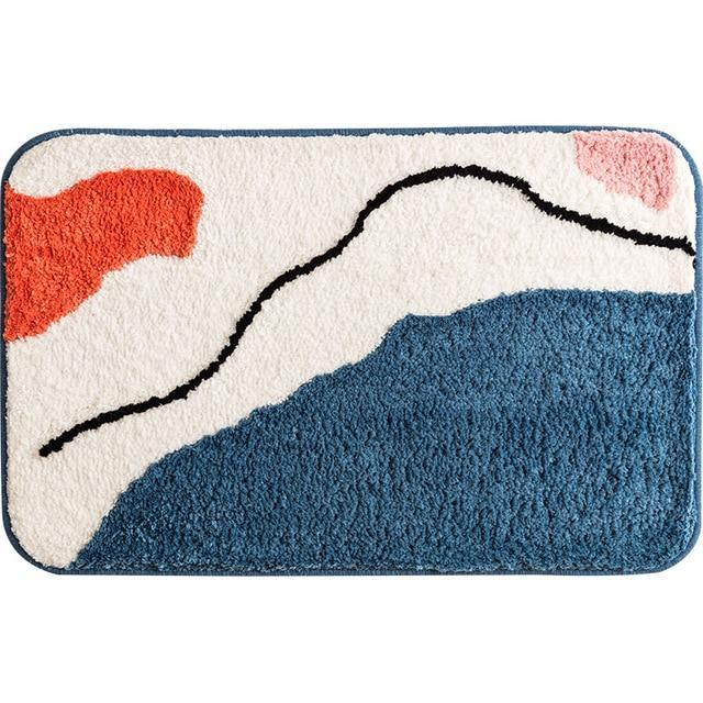 Chłonny antypoślizgowy dywanik łazienkowy nowoczesny