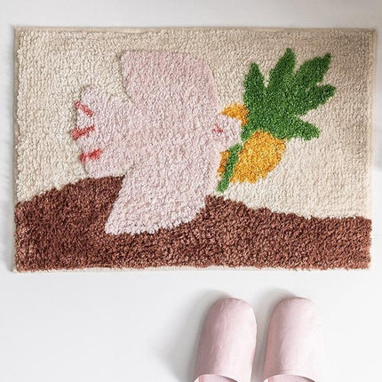 Dywanik łazienkowy z motywem ptaka