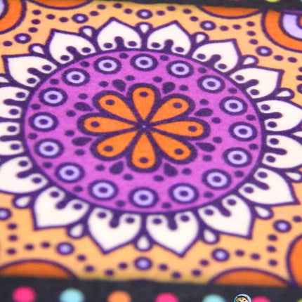 Kolorowy dywanik kuchenny z mandalą