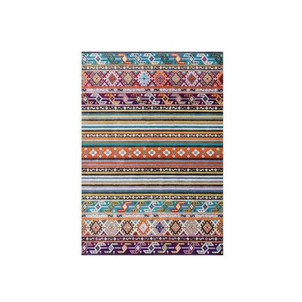 Dywan w paski w stylu boho