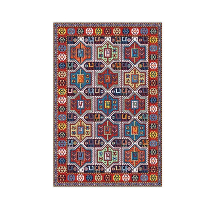 Kolorowy dywan w stylu etnicznym