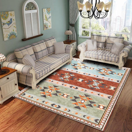 Etniczny dywan vintage w stylu boho