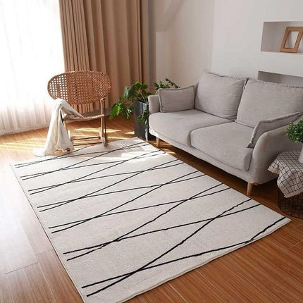 Nowoczesny dywan berberyjski w linie