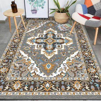 Klasyczny dywan orientalny żółto-szary