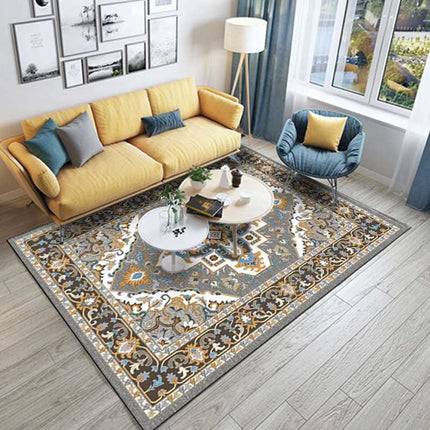 Klasyczny dywan orientalny żółto-szary