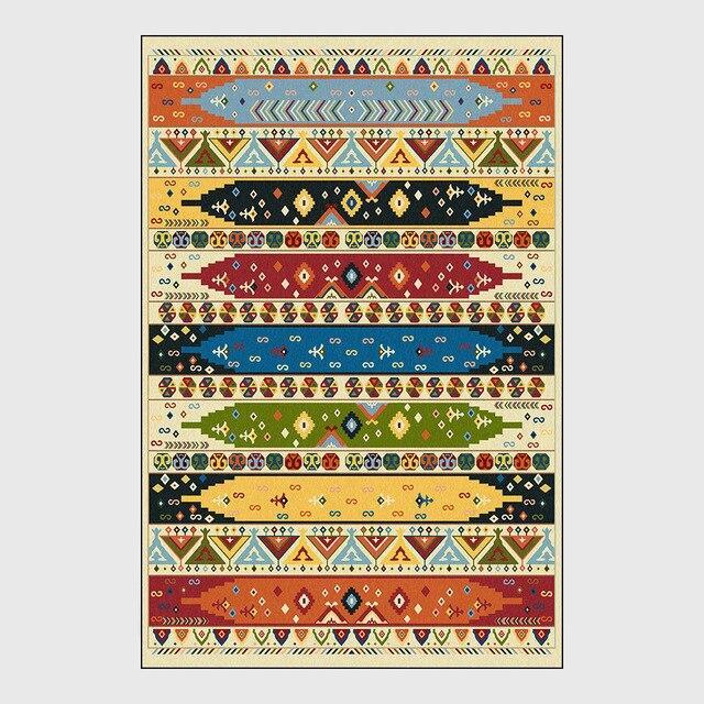 Dywan z azteckim wzorem do salonu