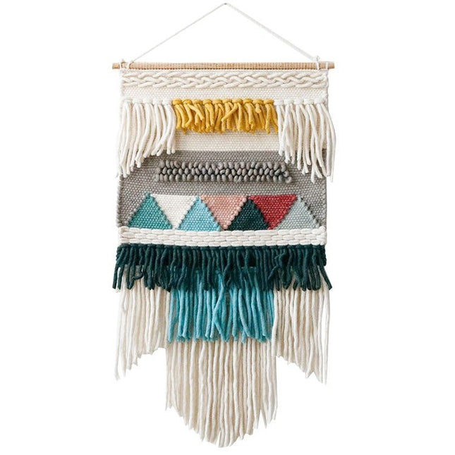 Kolorowy gobelin w stylu berberyjskim