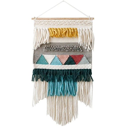 Kolorowy gobelin w stylu berberyjskim