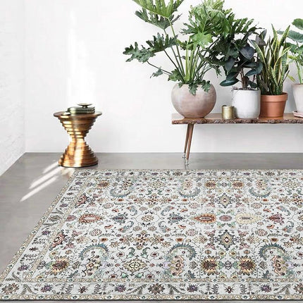 Jasny dywan perski w stylu vintage