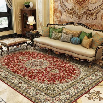 Artystyczny dywan perski z medalionem