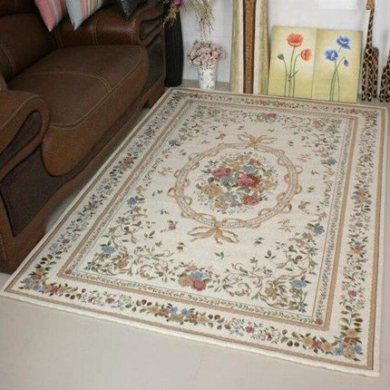 Dywan perski w kwiatowy wzór