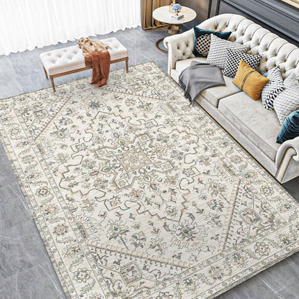 Prostokątny dywan w stylu vintage