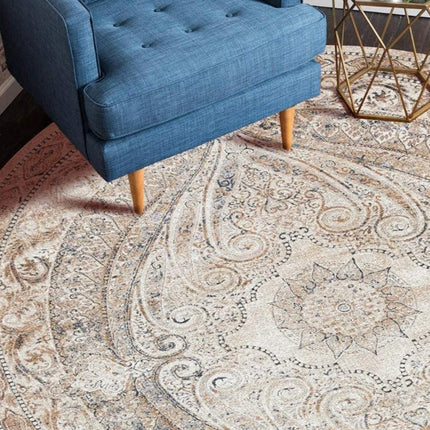 Okrągły dywan w stylu marokańskim