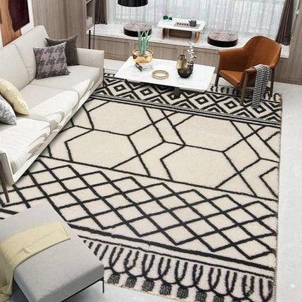 Nowoczesny dywan berberyjski w geometryczne wzory